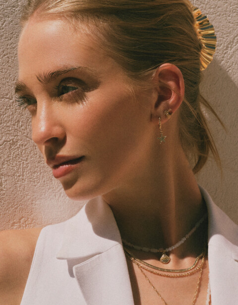 Aros Sets Strass Set Aros Marítimos - Dorado