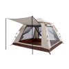 Carpa con Avance Liviana Impermeable Ventilada Capacidad 3 a 4 personas BEIGE