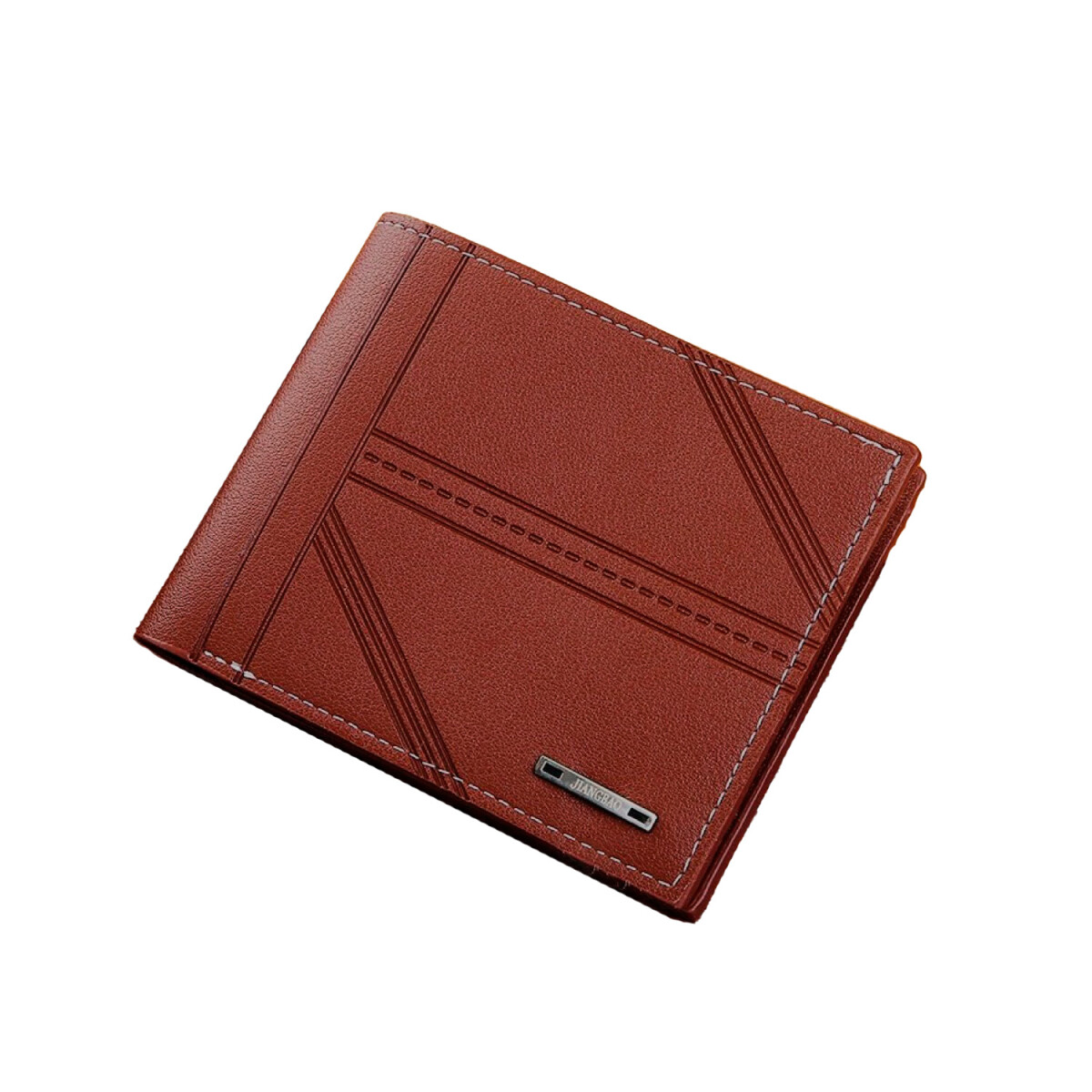 Billetera Hombre Ejecutiva Minimalista Delgada y Moderna - Marrón 