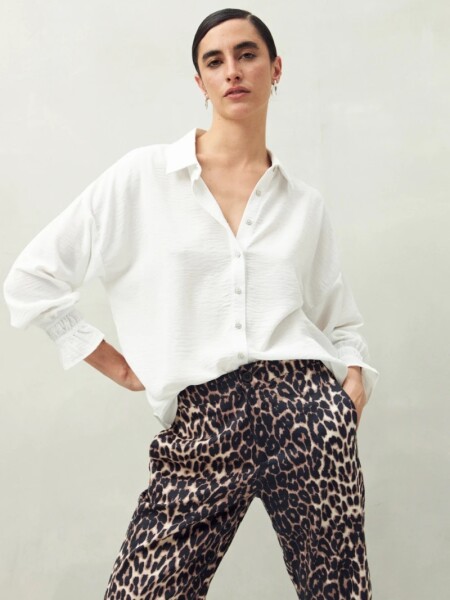 CAMISA D.CASSIN BURBUJA BLANCO