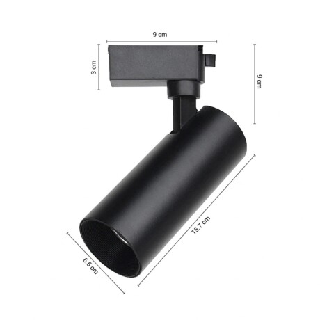 TRACK LIGHT LALI 20W 4000K Track Light LED Lali 20W Negro Luz Neutra