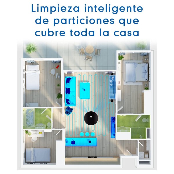 Aspiradora Robot Inteligente Smart Liectroux Limpieza Variante Color Negro