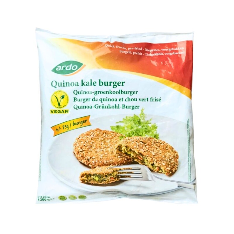 Hamburguesa quinoa y kale Ardo - 1,2 kg Hamburguesa quinoa y kale Ardo - 1,2 kg