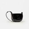 Mini bag Aura en cuero charol Negro