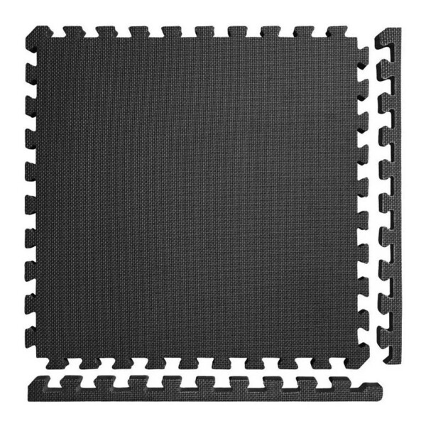 Alfombra Goma Eva Piso Encastrable Tatami 60 X 60 Cm X 20 Un Color Negro