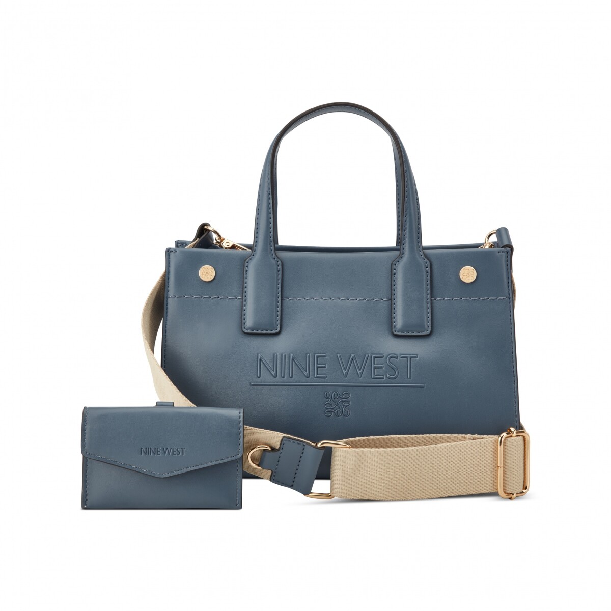 Pauline Small Tote Crossbody - Vintage Denim 