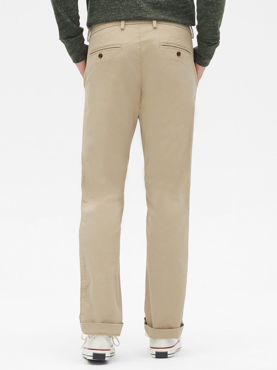 pantalon cargo beige garçon à plat