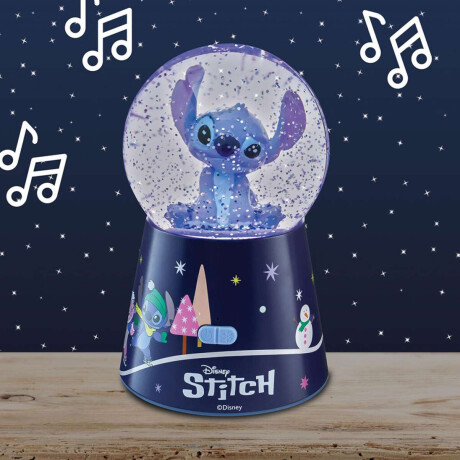 Bola De Nieve Con Luz Y Parlante Bluetooh Stitch Lexibook Stitch