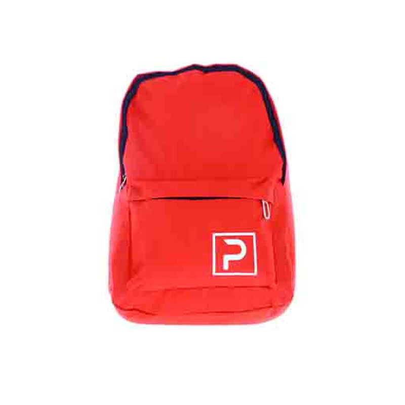 Mochila Push con logo Rojo