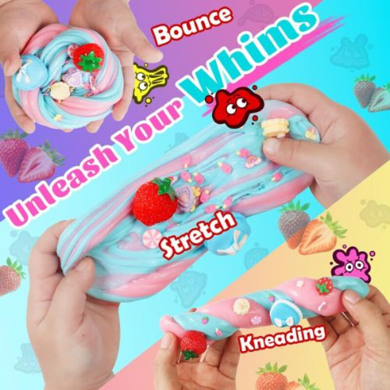 Putty Scented Slime Strawcaron