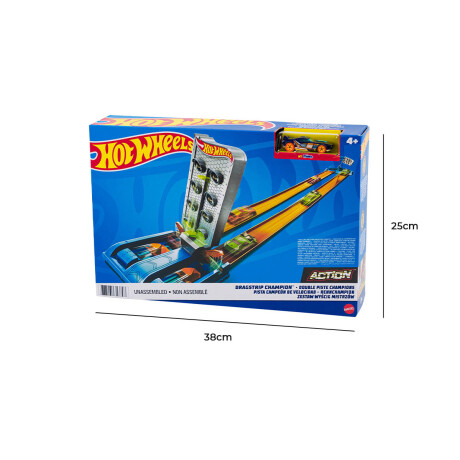 Hot Wheels Champion Juego Pista De Juguete Para Autos Lineal