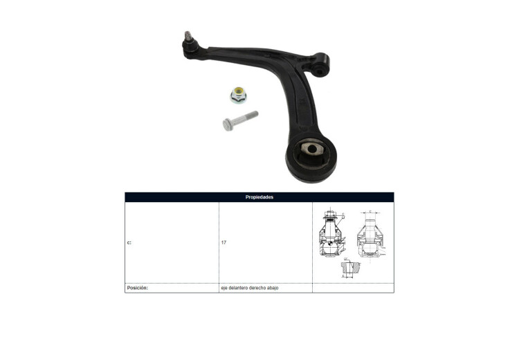 Parilla De Suspension Delantera Ford Ka 08-11 Izq Parilla De Suspension Delantera Ford Ka 08-11 Izq