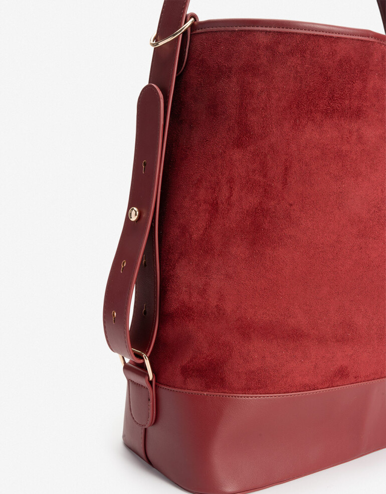 Saca Cartera Saca Burgundy - Rojo Burdeaux
