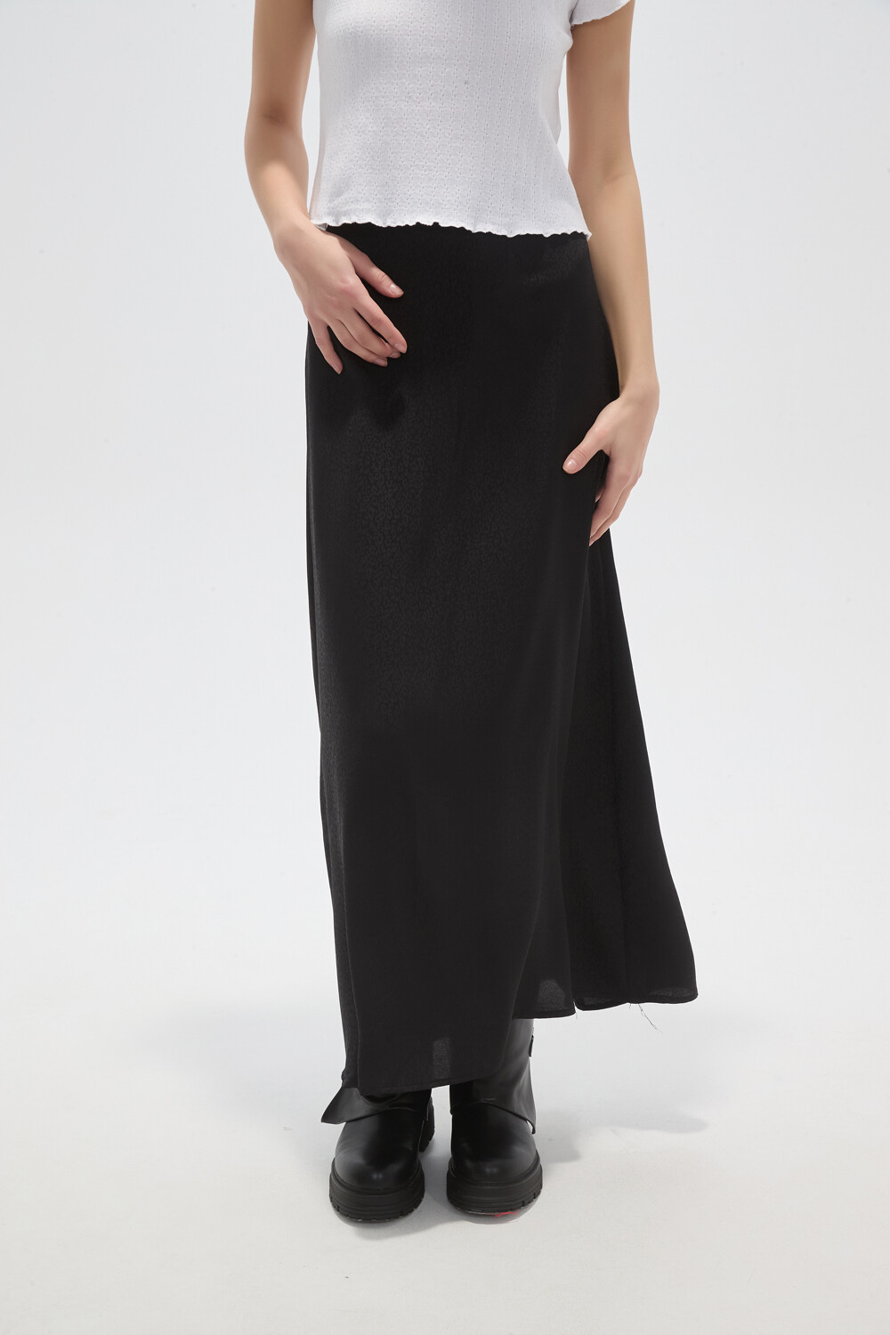 Falda Rasa Negro