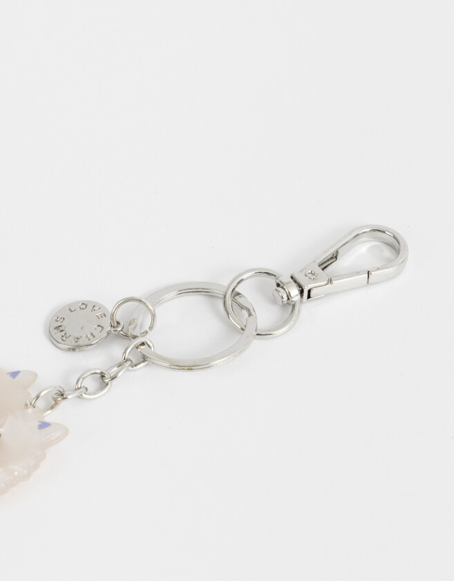 Llavero Acrilico Llavero Y Charm De Perrito - Combinacion Multicolor