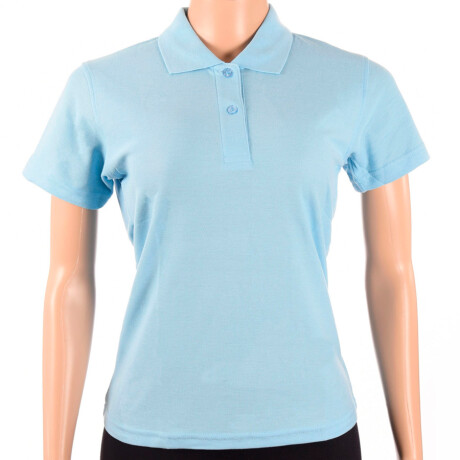 Remera Polo Lady celeste