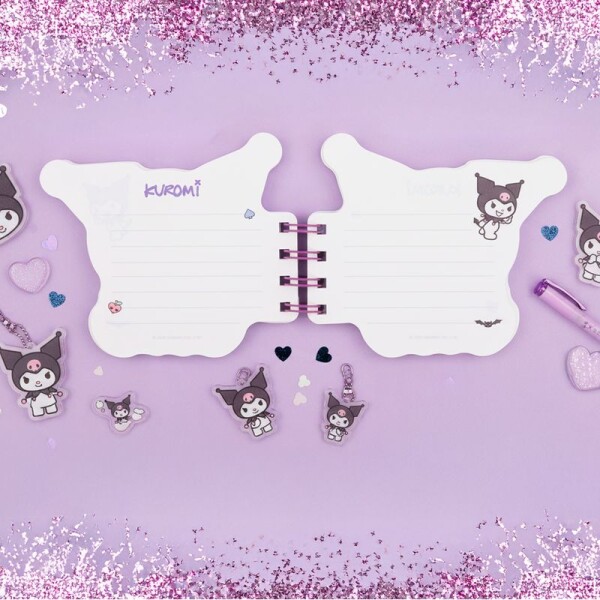 Libreta Sanrio espiral Kuromi