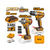 SET LLAVE IMPACTO 20V 400NM + ATORNILLADOR 20V 52NM C 2BAT CARG Y VALIJA INGCO C SET LLAVE IMPACTO 20V 400NM + ATORNILLADOR 20V 52NM C 2BAT CARG Y VALIJA INGCO C