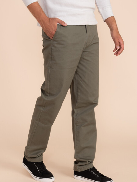 Pantalón chino Verde