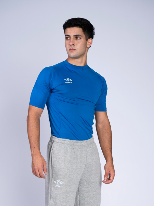 Remera Térmica Manga Corta Umbro Hombre Amarillo