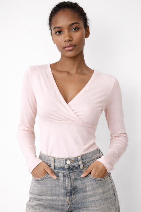 Remera Lidia Rosa Claro