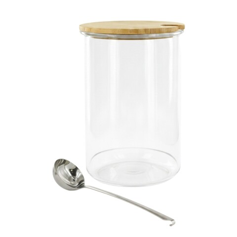 COCTELERA VIDRIO C/CUCHARONA 5L Unica