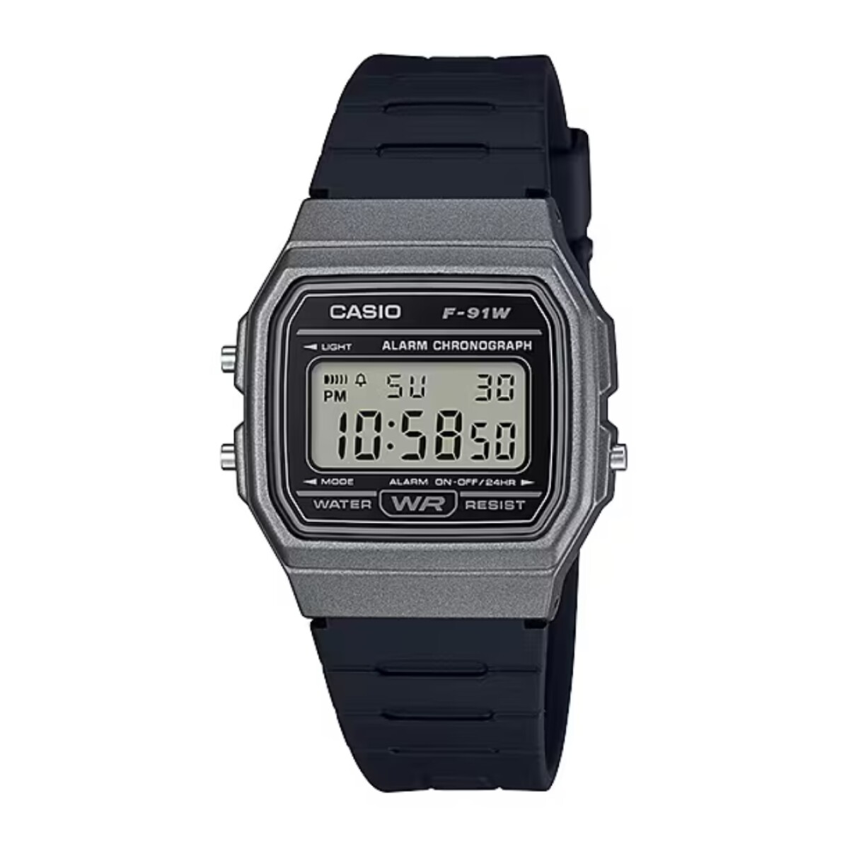 Reloj Casio Retro F91WM-1B unisex - Negro 