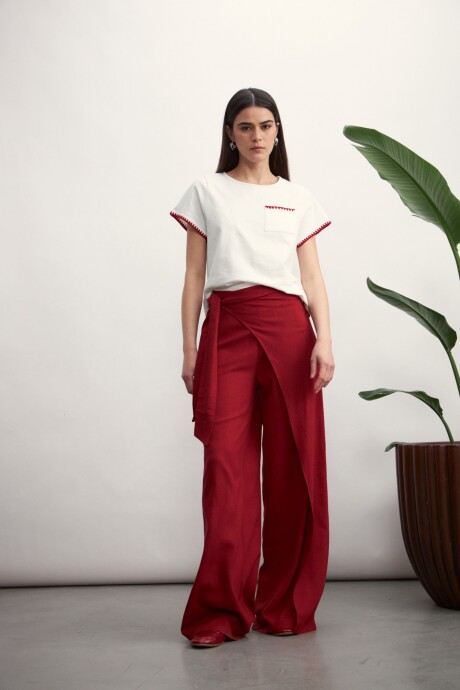 Pantalón Perla Bordó
