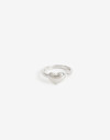 Anillos Chicos Metal Anillo Corazón Metal - Plateado Rodio