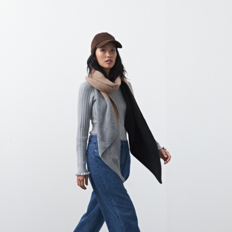 POLERA BETANIA Gris Melange