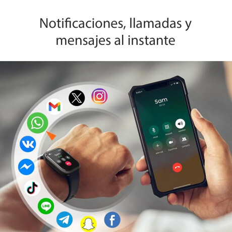 SmartWatch Elegante Completo Para Tu Estilo Comando De Voz Gris