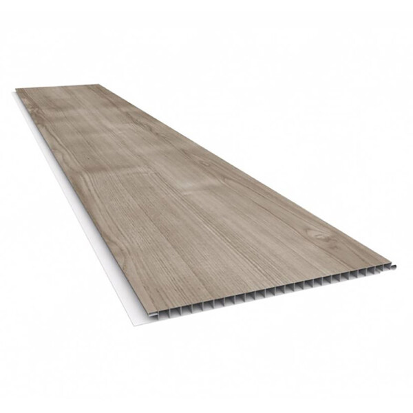 REVESTIMIENTO PVC PARA PARED MODELO MADERA ISABELINE - 0.25X6m/ Espesor: 10 MM Revestimiento Pvc Para Pared Modelo Madera Isabeline - 0.25x6m/ Espesor: 10 Mm