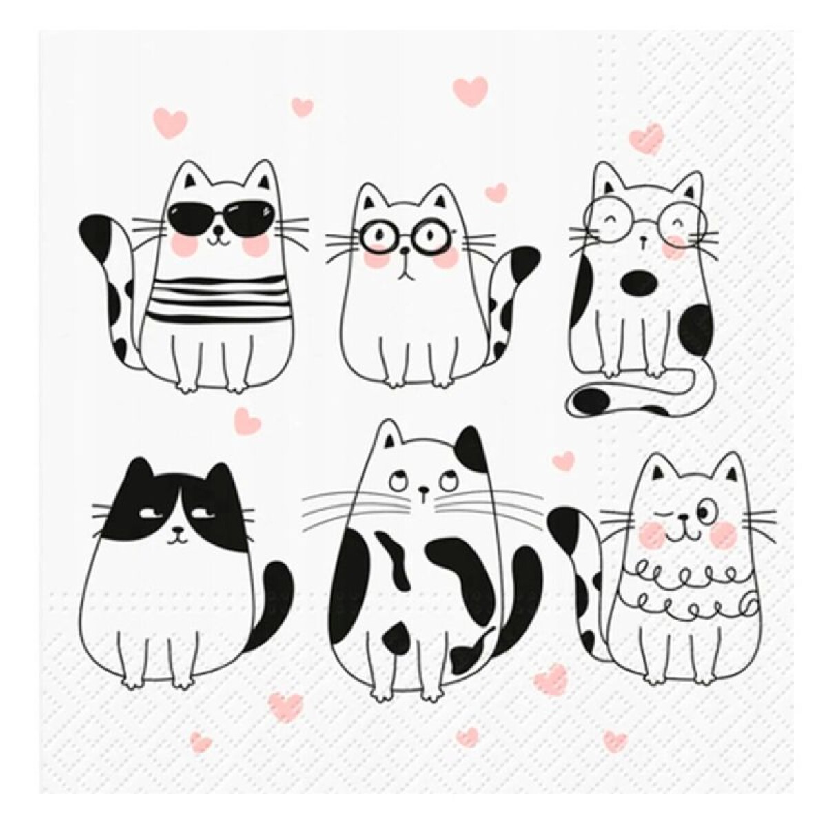 Servilleta Meow Cats x20 