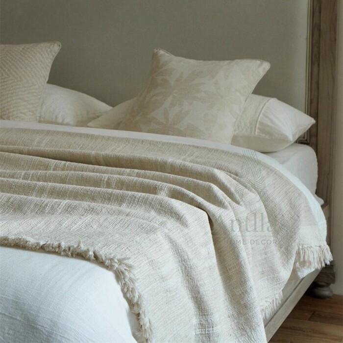 Manta para Sillón y Cama Taupe Manta para Sillón y Cama Taupe