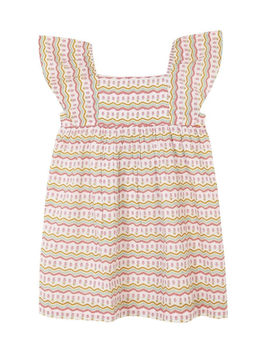 Vestito Print Ikat Piedra