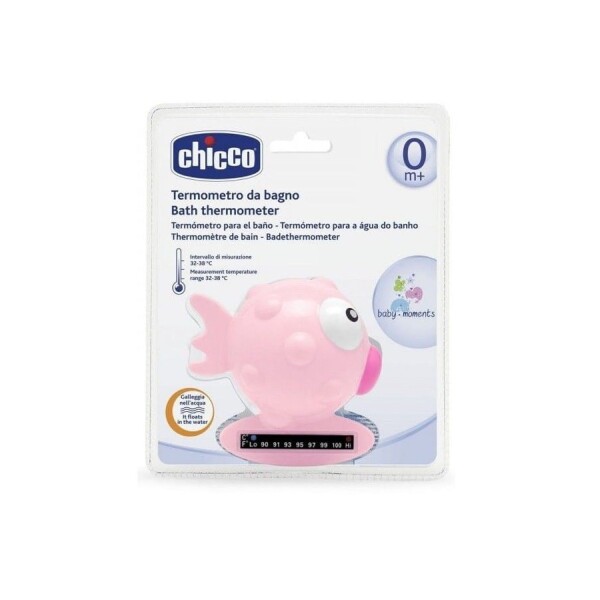 Termómetro de agua CHICCO rosado