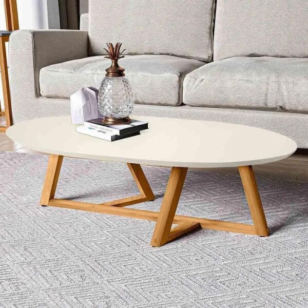 MESA DE CENTRO CLASSIC - OFF WHITE/ALMENDRA MESA DE CENTRO CLASSIC - OFF WHITE/ALMENDRA