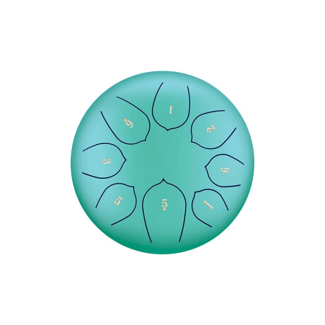 Tambor instrumento musical mediano Verde