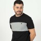 t-shirt combinada (3) Black