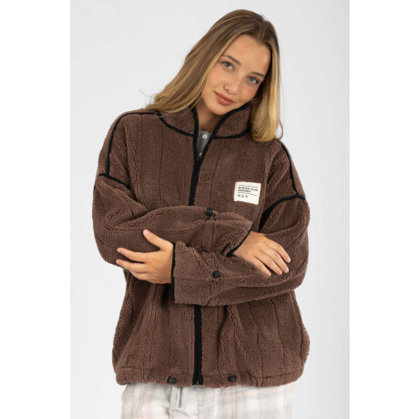 Sport sherpa jacket Marron
