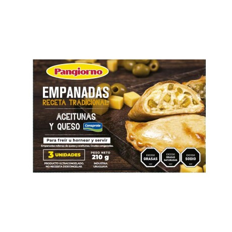 Empanadas De Queso Y Aceituna Pangiorno 3und. Empanadas De Queso Y Aceituna Pangiorno 3und.