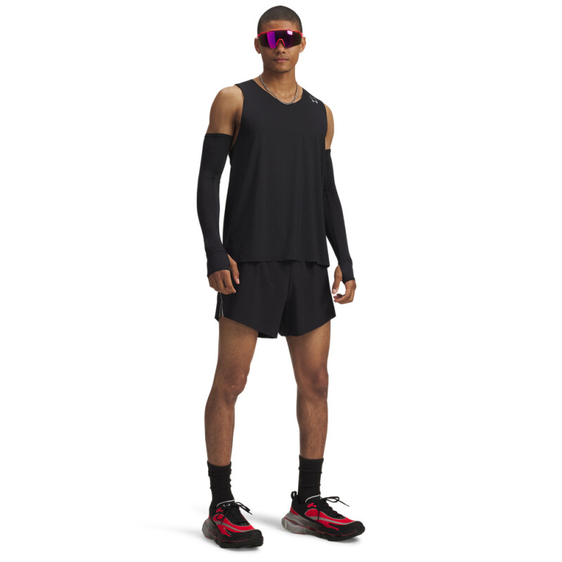 UA Halo Run Short-BLU BLK-001