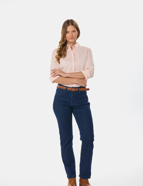 PANTALÓN DE JEAN CLÁSICO Azul