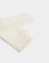 Guantes Varios Romántico Guantes Tejidos - Blanco Crudo