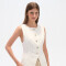 Chaleco Elvona Marfil / Off White