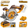 SIERRA CIRCULAR 20V P20S 140MM C/CARG C/BAT INGCO CSLI14021 SIERRA CIRCULAR 20V P20S 140MM C/CARG C/BAT INGCO CSLI14021