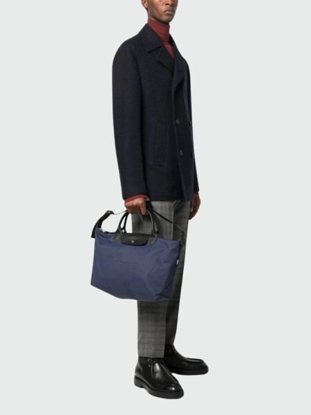 Longchamp -Cartera de lona, Le pliage Energy Azul