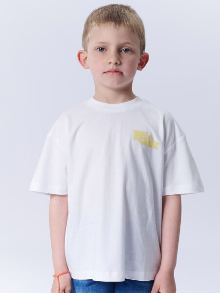 Remera Algodón Fotos Blanco