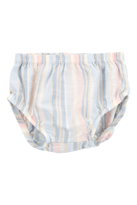 Vestido de viscosa Ecovero, con volados, diseño a rayas Vestido de viscosa Ecovero, con volados, diseño a rayas