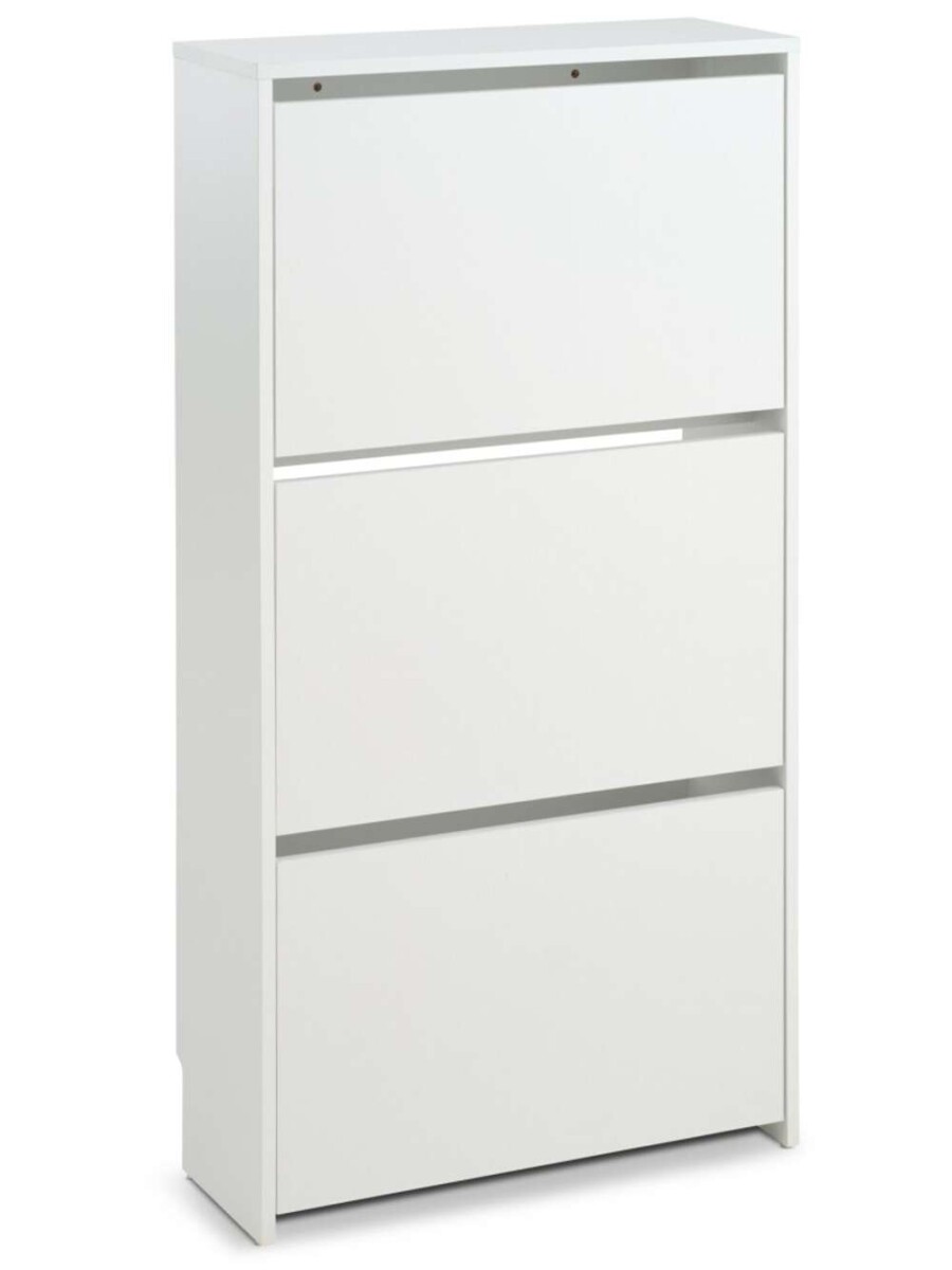Zapatero Bakhuse 3 Compartimentos - Blanco 